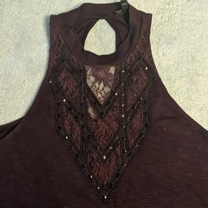 Purple tank top